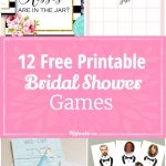 12 Free Printable Bridal Shower Games | Party Time | Free Bridal   Free Printable Bridal Shower Games And Activities