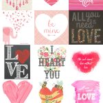 15 Free Valentine's Day Printables | Just Busy With Life | For   Free Printable Valentine's Day Decorations