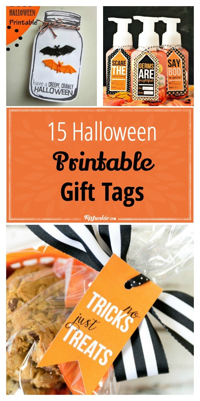 15 Halloween Printable Gift Tags {Free Printable} – Tip Junkie - Free Printable Pumpkin Gift Tags