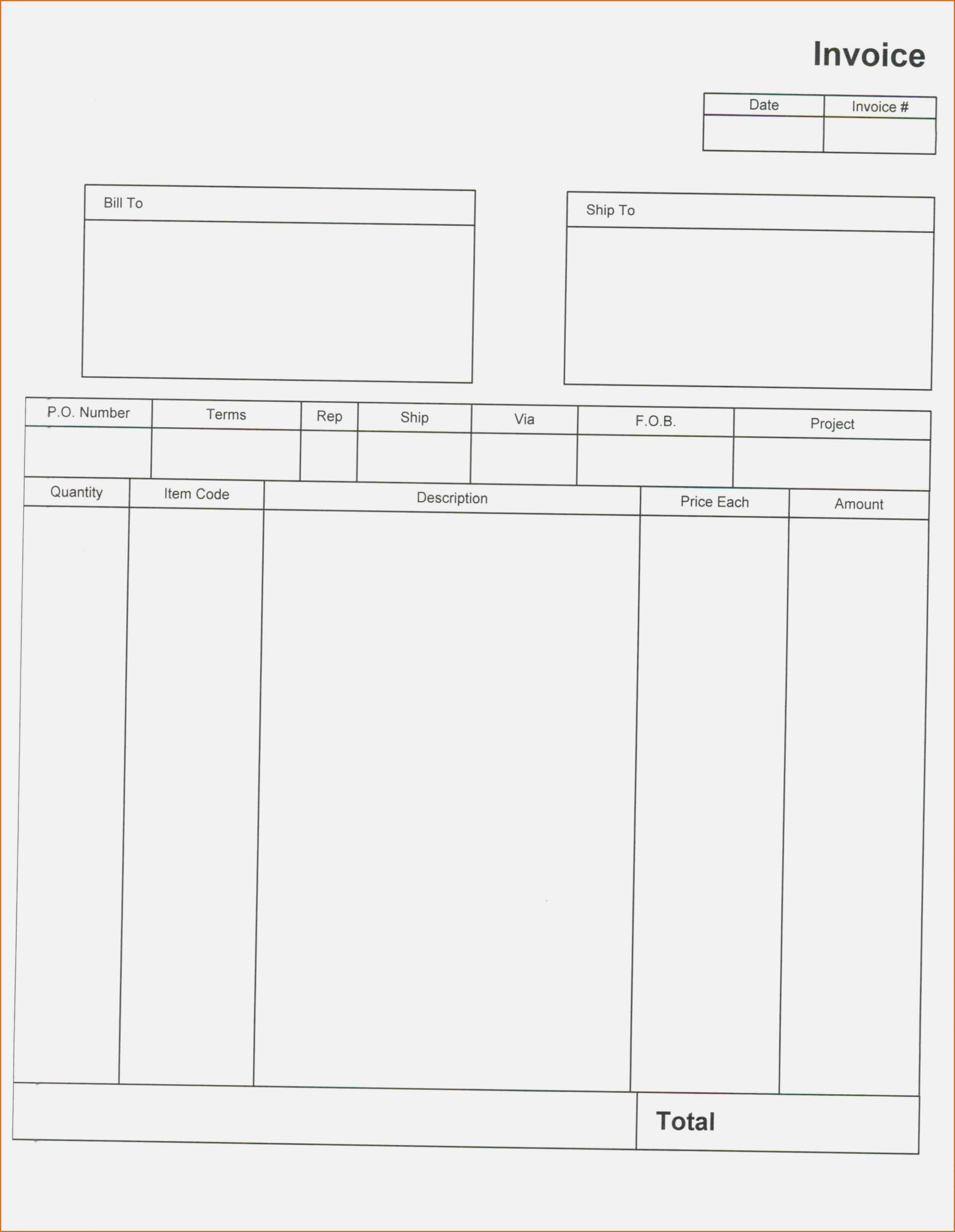 15 Quick Tips For Empty | Realty Executives Mi : Invoice And Resume - Free Printable Blank Invoice