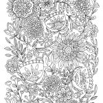 166 Breathtaking Free (Printable) Adult Coloring Pages For Chronic   Free Printable Flower Coloring Pages For Adults