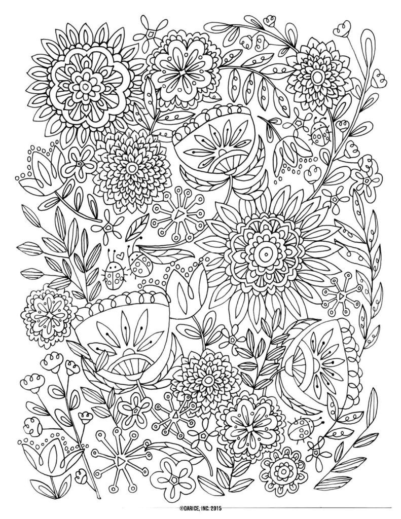 166 Breathtaking Free (Printable) Adult Coloring Pages For Chronic - Free Printable Flower Coloring Pages For Adults