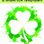 17+ Free Printable Four Leaf Clover & Shamrock Templates | Spring   Free Printable Shamrocks