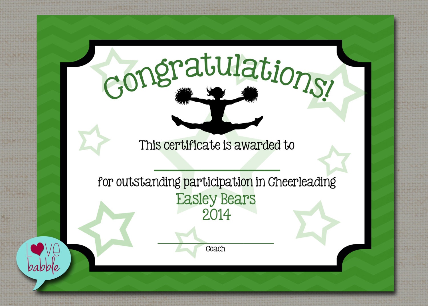 17 Images Of Megaphone Award Certificate Template | Unemeuf - Free Printable Cheerleading Certificates