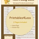 1930S Slang Games 1930S Party Ideas Party Group Games | Etsy   Over The Hill Games Free Printable