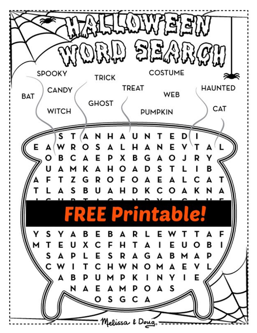 2 Printable Halloween Activity Pages For Kids | Melissa &amp;amp; Doug Blog - Free Printable Halloween Puzzles