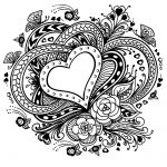 20 Free Printable Valentines Adult Coloring Pages | Coloring Pages   Free Printable Valentine Books