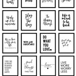 20 Inspirational Quotes You Can Print For Your Walls For Free   Free Printable Images