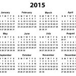 2015 Calendar Templates & Images   Free Printable Diary 2015