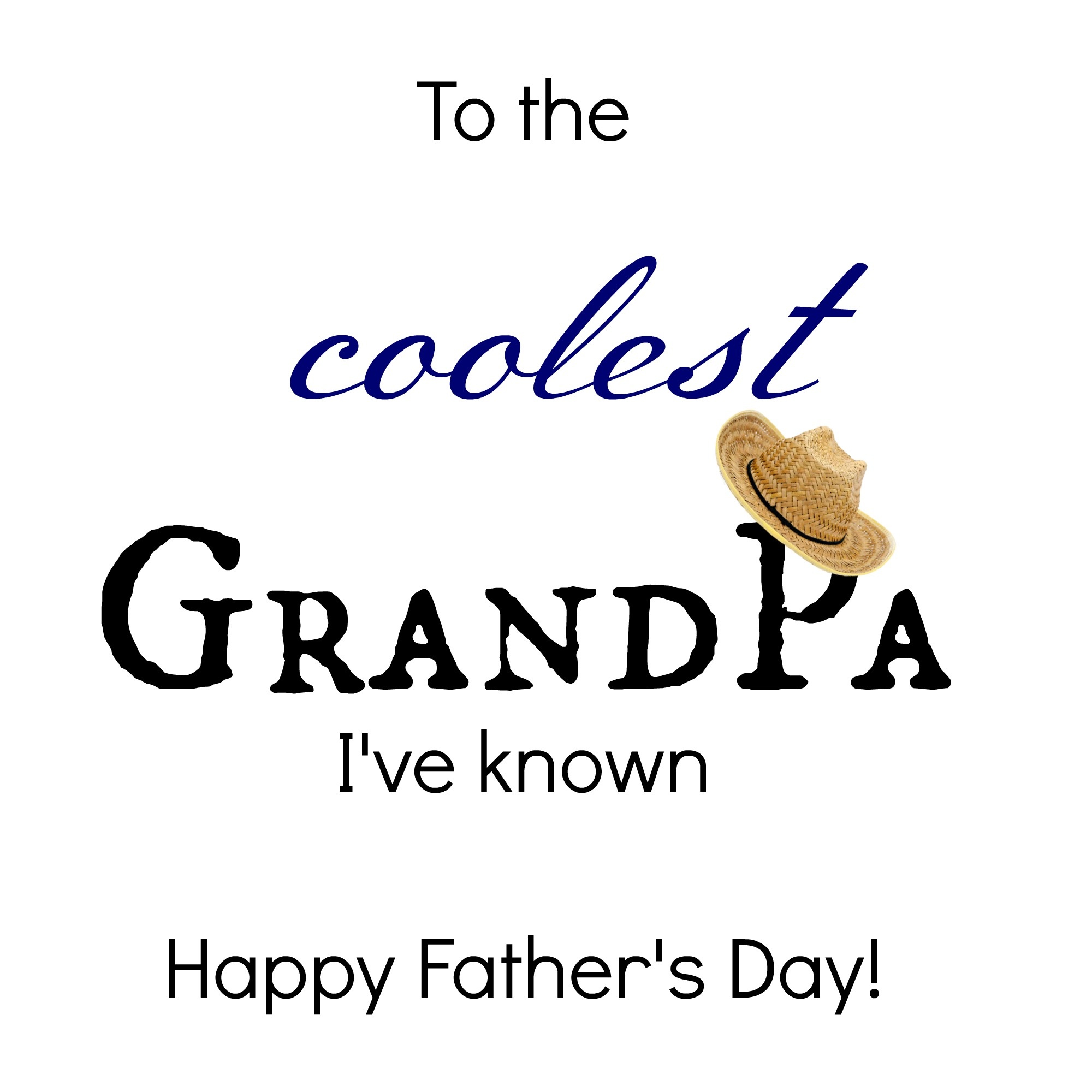 24 Free Printable Father&amp;#039;s Day Cards | Kittybabylove - Free Printable Happy Fathers Day Grandpa Cards