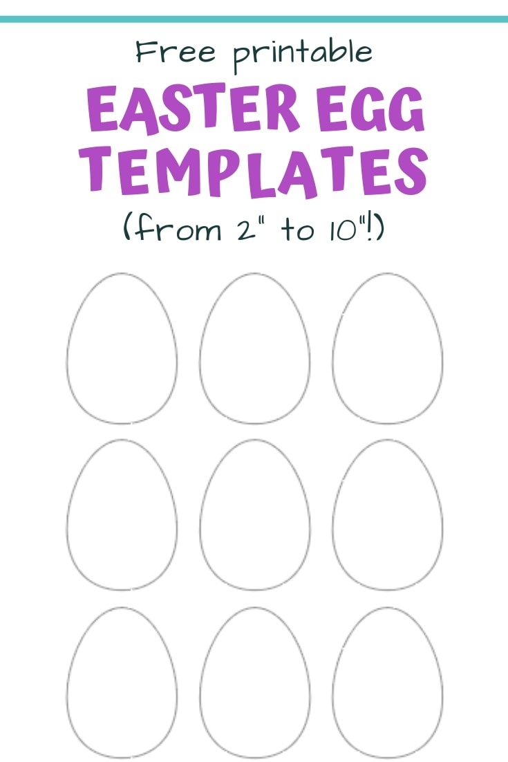 25+ Free Printable Easter Egg Templates &amp; Easter Egg Coloring Pages - Easter Egg Template Free Printable