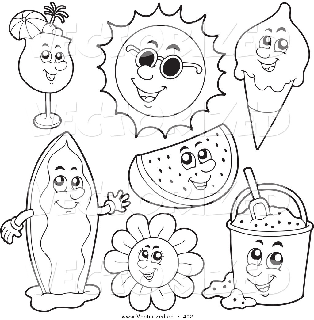25 Free Printable Summer Coloring Pages Collections | Free Coloring - Free Printable Summer Coloring Pages