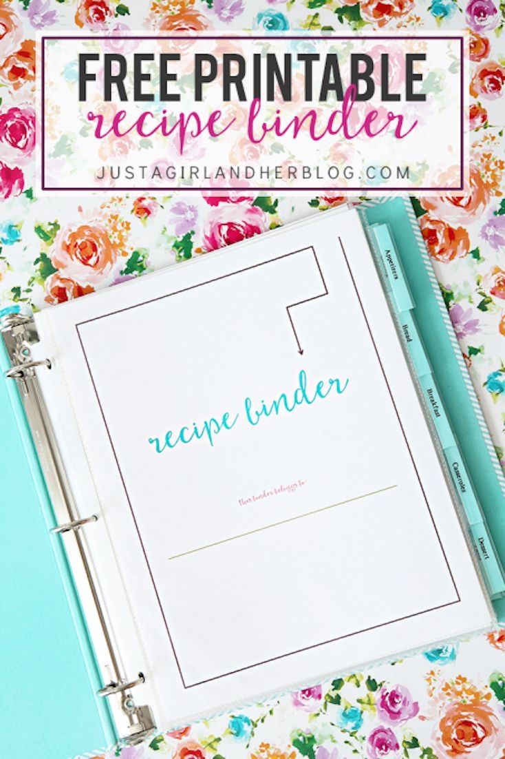 25 Free Printables To Help You Get Organized | Get Organized - Free Printable Recipes