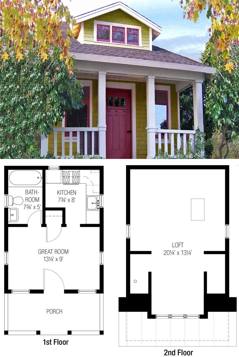 27 Adorable Free Tiny House Floor Plans - Craft-Mart - Free Printable Small House Plans
