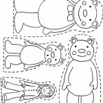 3 Bears Printable  Want Use To Make Magnet Board Pieces For   Free Printable Goldilocks And The Three Bears Story