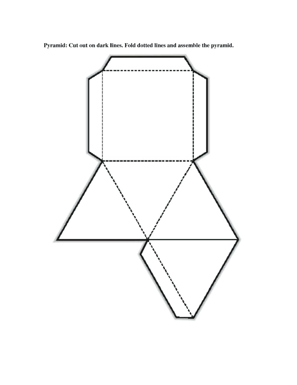 3 D Shape Printables Geometric Shapes To Print 3D Shape Printables - Free Printable Shapes Templates