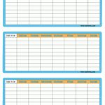 3 Up Printable Weekly Chore Charts   Free Printable Downloads From   Free Printable Charts