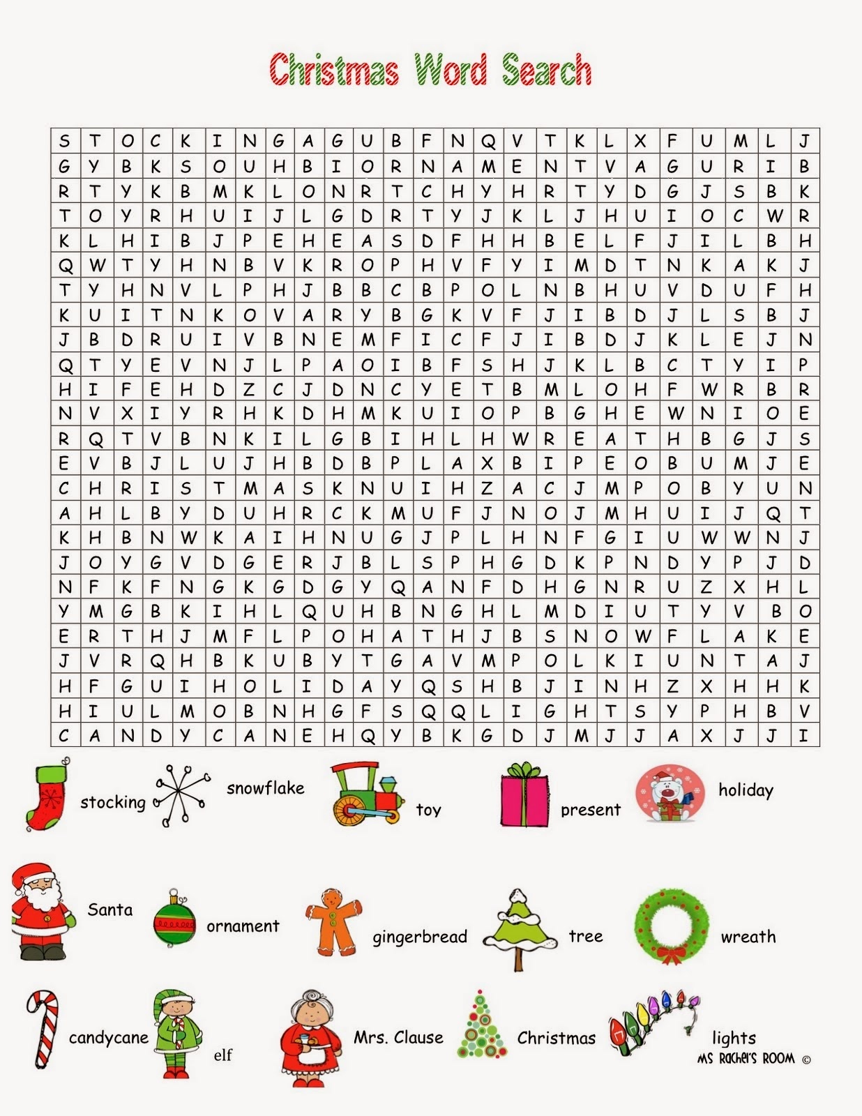 36 Printable Christmas Word Search Puzzles | Kittybabylove - Free Printable Christmas Puzzles Word Searches