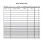 37 Checkbook Register Templates [100% Free, Printable] ᐅ Template Lab   Free Printable Check Register With Running Balance