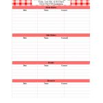 38 Best Potluck Sign Up Sheets (For Any Occasion) ᐅ Template Lab   Free Printable Sign Up Sheets For Potlucks