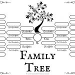 4 Free Family Tree Templates For Genealogy, Craft Or School Projects   Free Printable Family Tree Charts