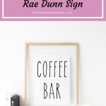 4 Reasons To Love Rae Dunn Mugs | Printables Love | Coffee Bar Signs   Free Printable Coffee Bar Signs