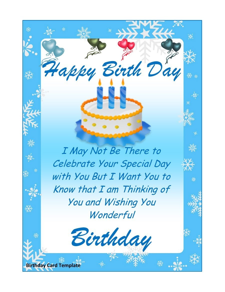Create Your Own Printable Birthday Cards Online For Free Printable 
