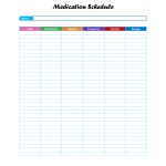 40 Great Medication Schedule Templates (+Medication Calendars)   Free Printable Daily Medication Chart