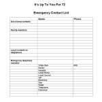 40 Phone & Email Contact List Templates [Word, Excel] ᐅ Template Lab   Free Printable Contact List