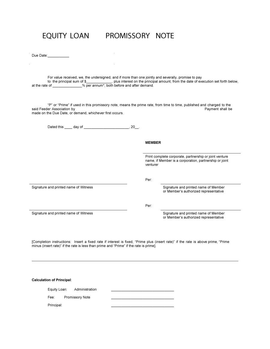 45 Free Promissory Note Templates &amp; Forms [Word &amp; Pdf] ᐅ Template Lab - Free Printable Promissory Note For Personal Loan