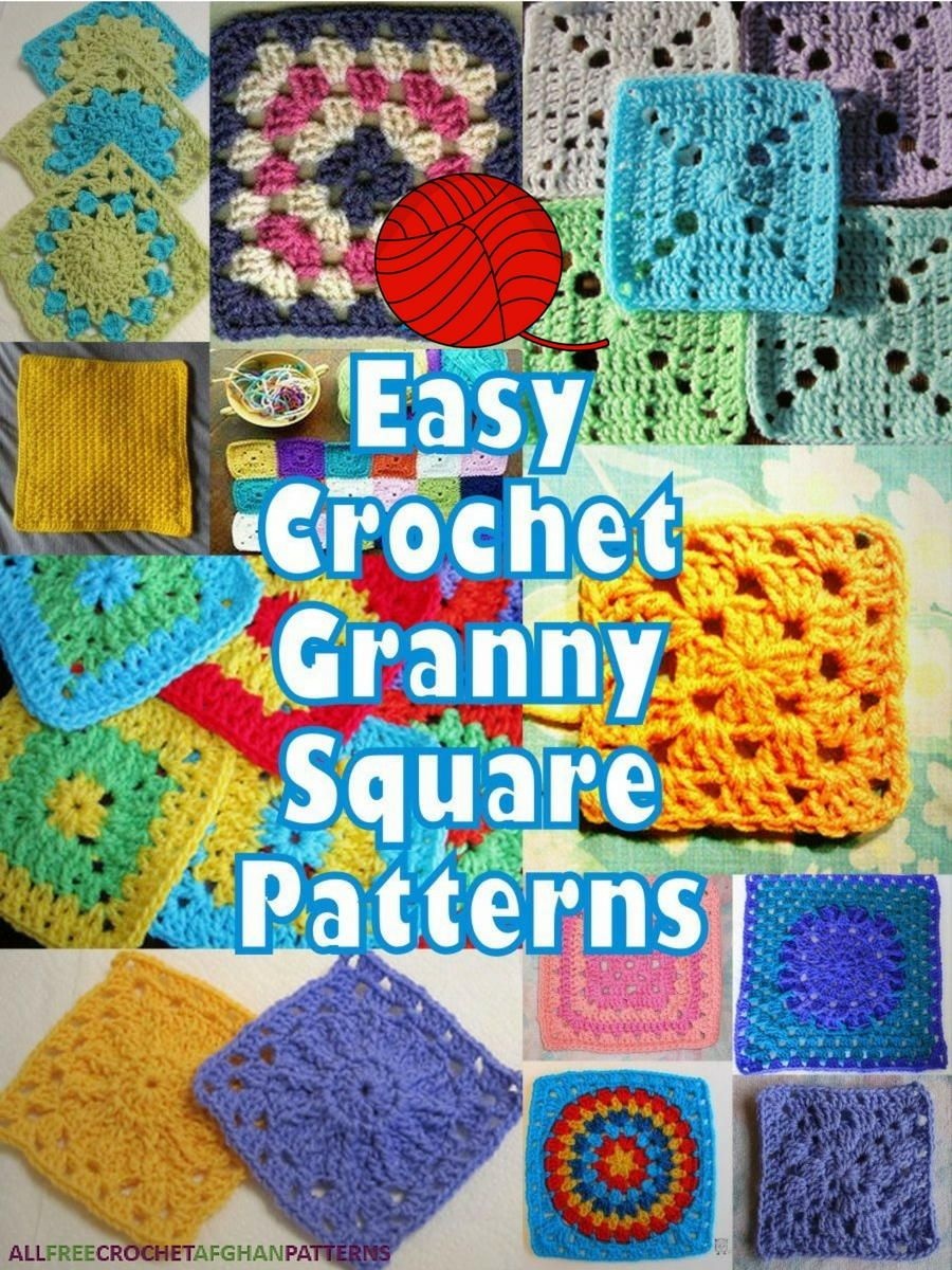 46 Easy Crochet Granny Square Patterns | Crochet Blocks | Granny - Free Printable Crochet Granny Square Patterns