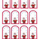 47 Free Printable Christmas Gift Tags (That You Can Edit And   Free Printable Santa Gift Tags