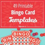 49 Printable Bingo Card Templates | Printable Games | Bingo Card   Free Printable Bingo Cards 1 100