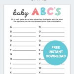 5 Easy Baby Shower Games To Play | Fit Pregnancy | Baby Shower Gamea   Free Printable Baby Shower Games With Answers
