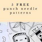 5 Free Punch Needle Patterns – Merry & Bright | .punch&needle   Free Printable Punch Needle Patterns