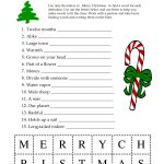 5 Images Of Free Printable Christmas Word Games | Printablee   Free Printable Christmas Puzzle Games