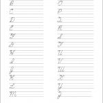 5 Printable Cursive Handwriting Worksheets For Beautiful Penmanship   Free Printable Cursive Handwriting Worksheets