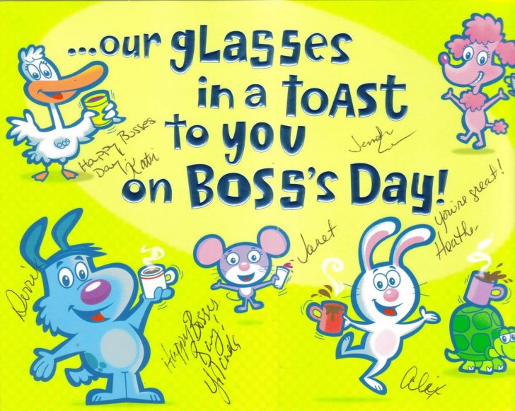 Boss Day Cards Free Printable