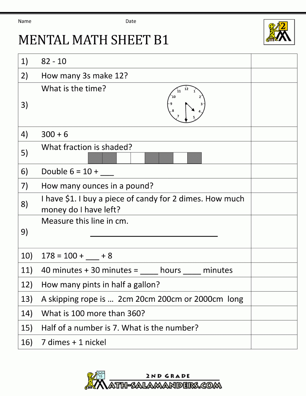 Itbs Practice Worksheets