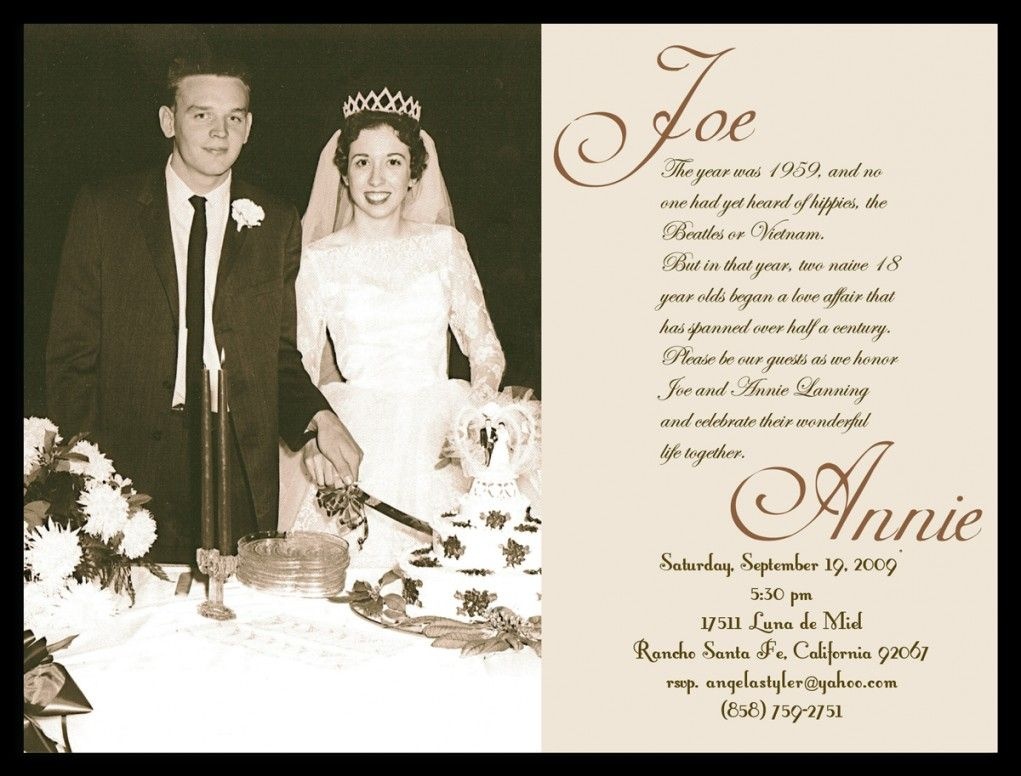 Free Printable 60Th Wedding Anniversary Invitations Free Printable