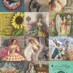 7 Free Creative Collage Sheet Printables For Decoupage Tissue Paper   Free Printable Decoupage Images