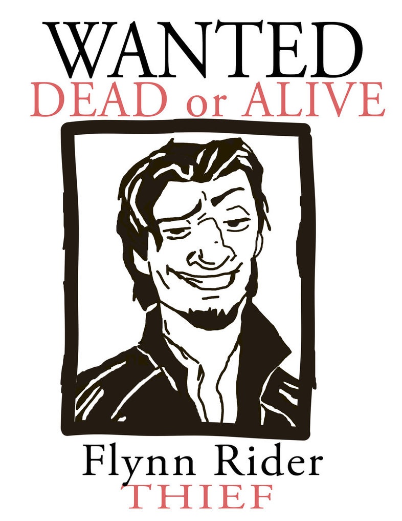 Free Printable Flynn Rider Wanted Poster Free Printable