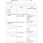 9+ Meeting Minutes Format Templates In Pdf | Free & Premium Templates   Meeting Minutes Template Free Printable