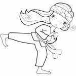 9 Pics Of Karate Kid Coloring Pages Printable   Karate Monkey   Free Printable Karate Coloring Pages