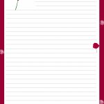 A Cute Letter Writing Paper Decorated With Cute Hearts Is Great To   Free Printable Love Letter Paper