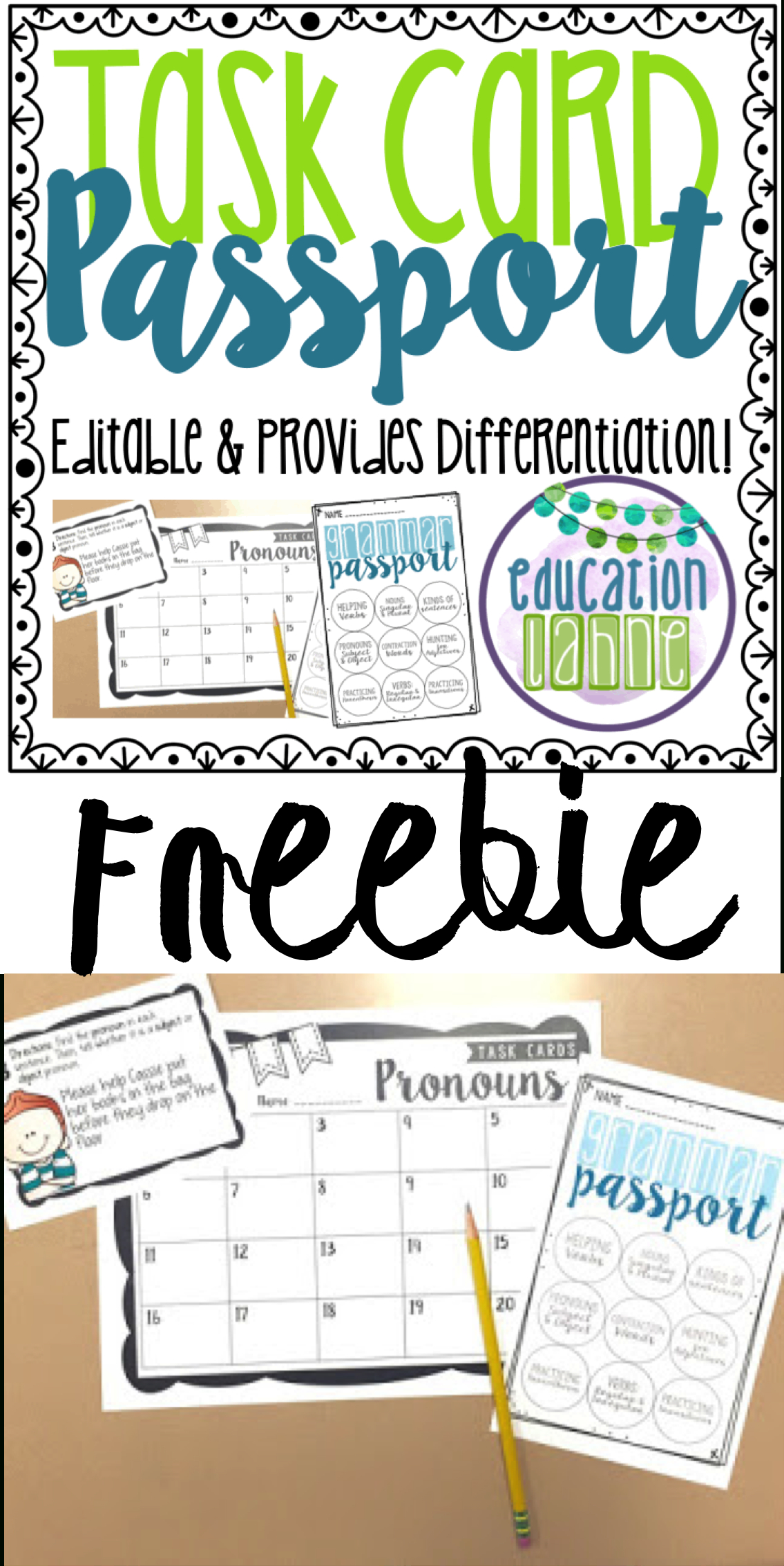 A Resource At Your Fingertips! | Miss Chandler&amp;#039;s Class | Reading - Free Printable Blank Task Cards