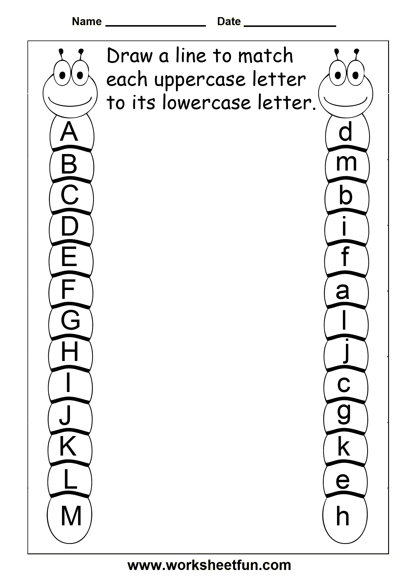A Website With A Crap Ton Of Awesome School Work Sheets. Rhyas - Free Printable Alphabet Worksheets For Grade 1