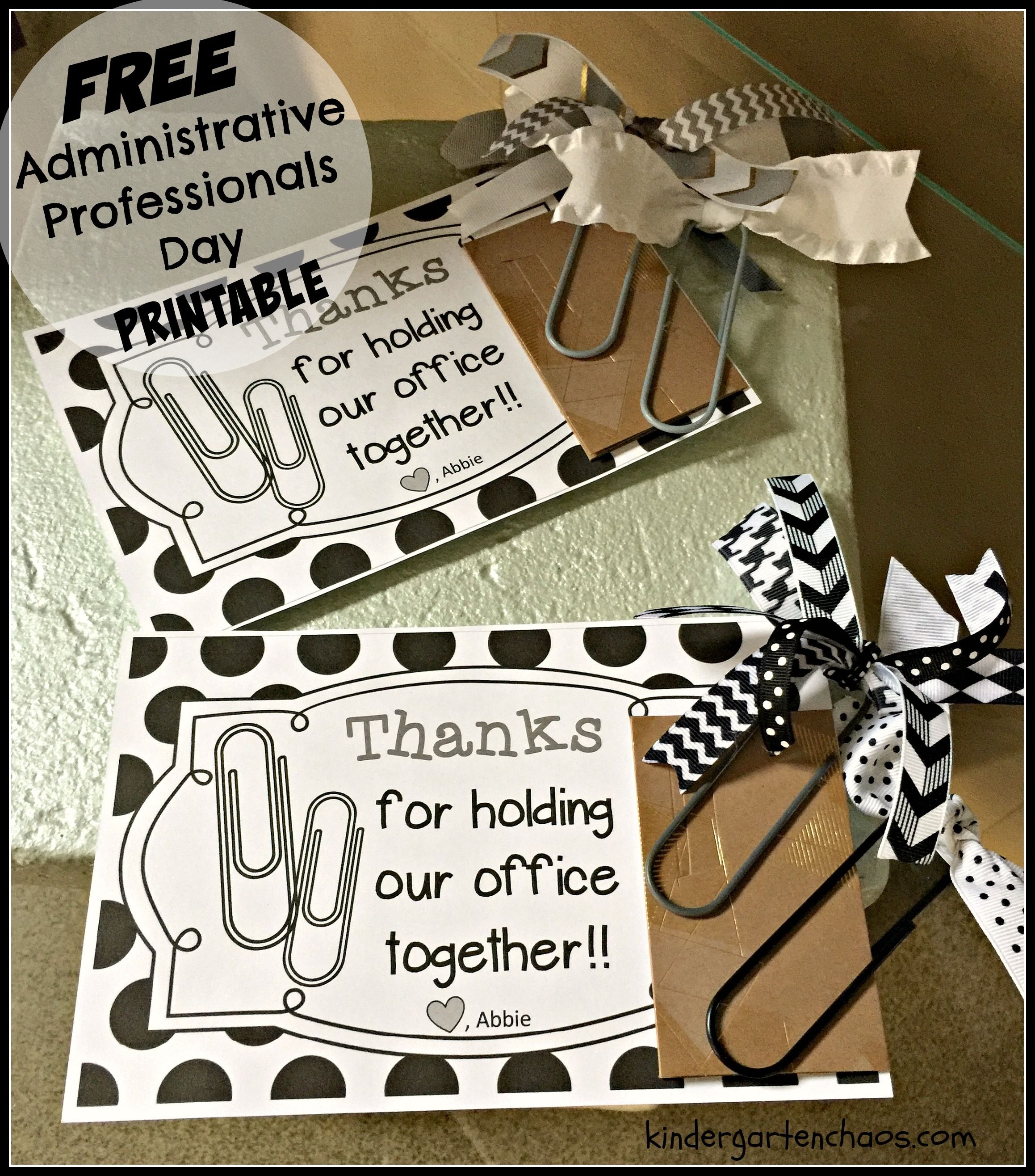 Administrative Professionals Day | Appreciation Gift Ideas - Administrative Professionals Cards Printable Free