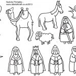 Adult Coloring Pages Of The Nativity Free In Nativity Coloring Pages   Free Printable Pictures Of Nativity Scenes