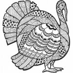 Advanced Coloring Page For Older Students Or Adults: Thanksgiving   Free Printable Thanksgiving Coloring Pages
